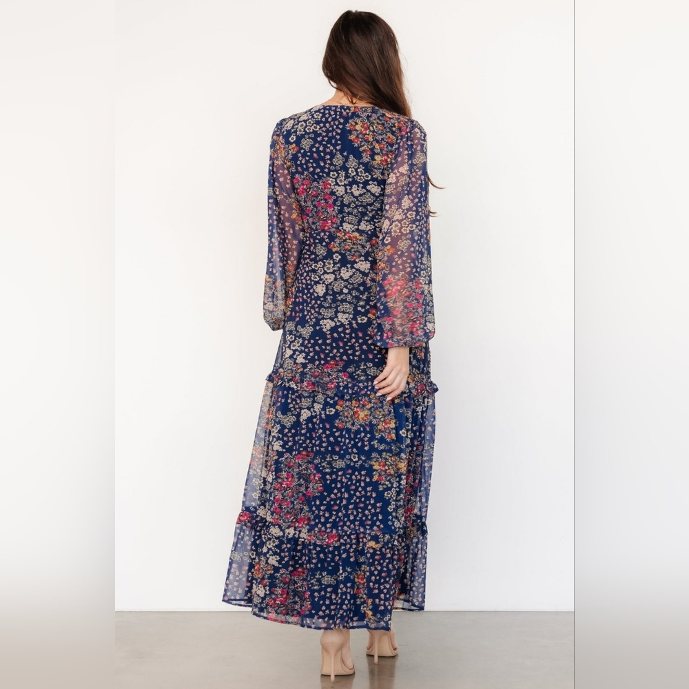Baltic Born | Bowman Deep V Maxi Dress Size Medium - Picture 3 of 11